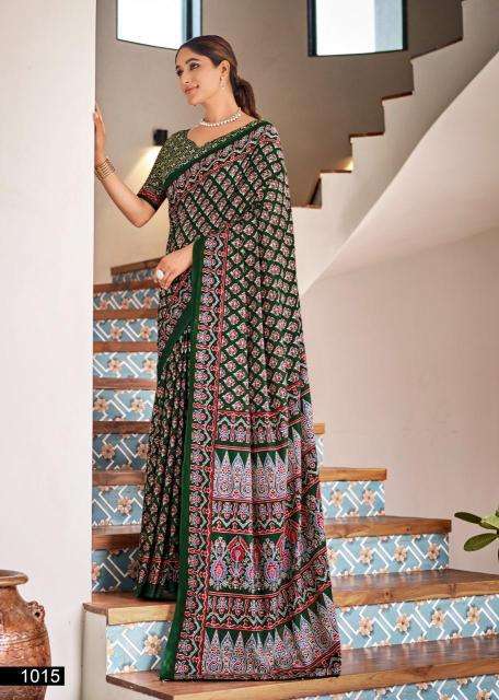 Lakhani bagru Saree at wholesale price