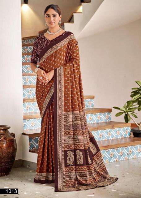 Lakhani bagru Saree at wholesale price