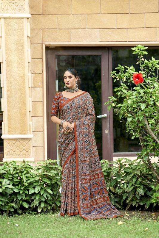 Lakhani bagru Saree at wholesale price