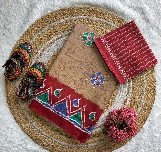 Lakhani lavynya cotton Saree wholesale textile market