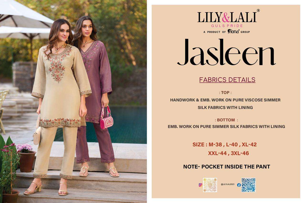 Lily & lali jasleen coord set Kurti manufacturers in Ahmedabad