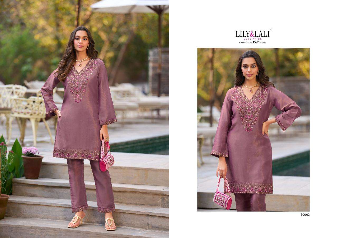 Lily & lali jasleen coord set Kurti manufacturers in Ahmedabad