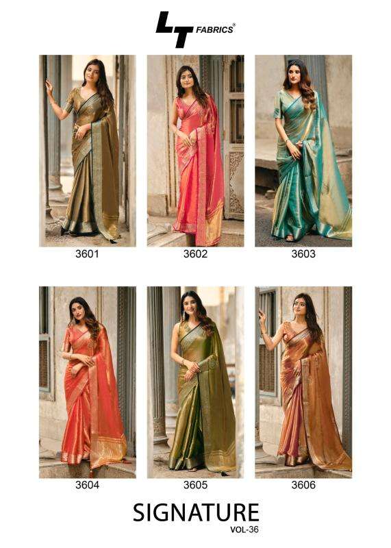 Lt fashion signature vol 36 Saree manufacturers in Mumbai
