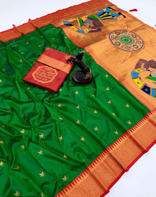 Malhar jijau paithani silk Saree wholesale market in Mumbai