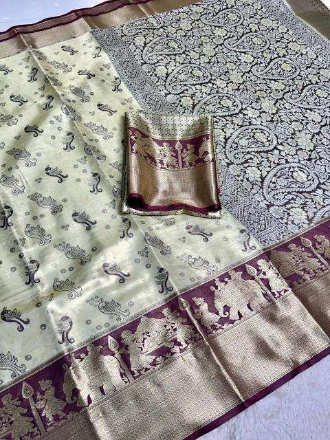 Malhar kanjivaram silk Wholesale saree suppliers in Surat