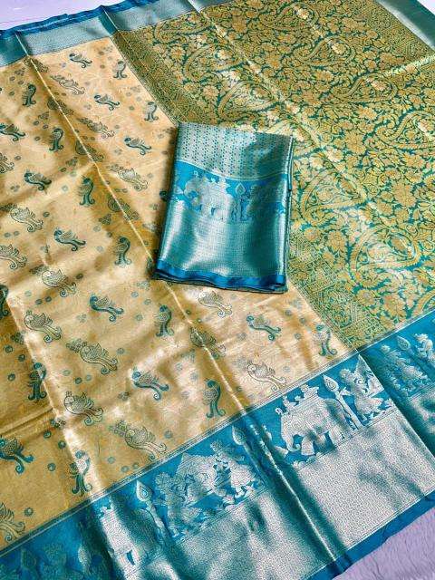 Malhar kanjivaram silk Wholesale saree suppliers in Surat