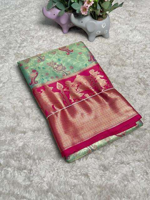 Malhar kanjivaram silk Wholesale saree suppliers in Surat