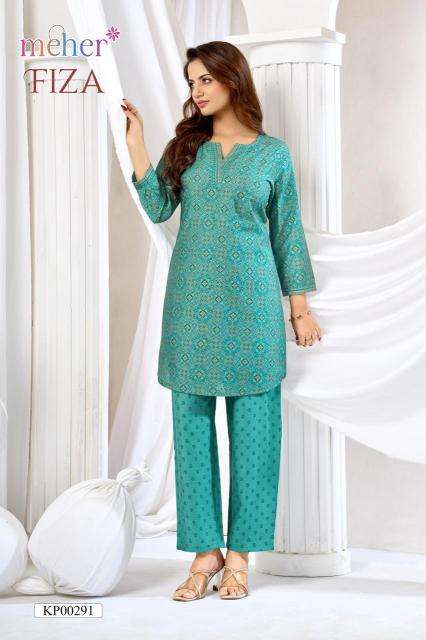 Meher fiza coord set Wholesale Kurti manufacturers