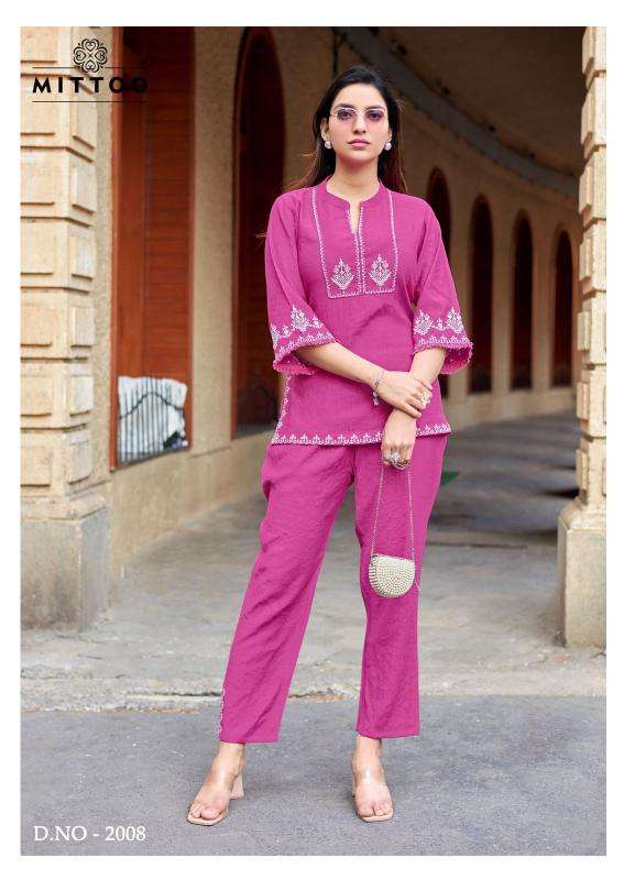 Mittoo korra vol 2 coord set Kurti exporter in Kolkata
