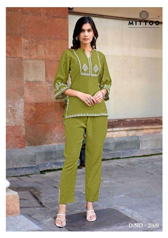 Mittoo korra vol 2 coord set Kurti exporter in Kolkata