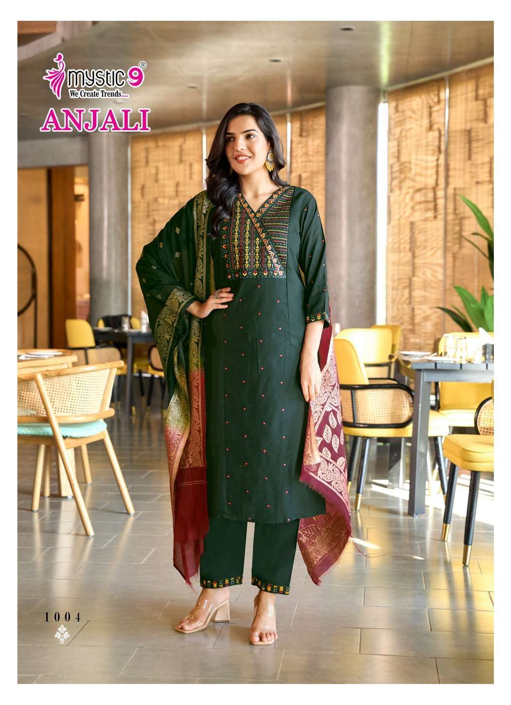Mystic9 anjali vol 1 Kurti wholesale market in Kolkata