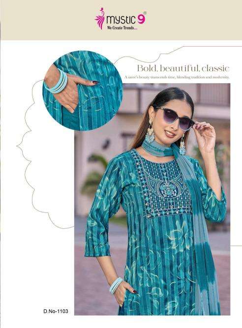 Mystic9 rubina vol 11 Latest Kurti designs in Gujarat