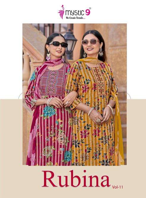 Mystic9 rubina vol 11 Latest Kurti designs in Gujarat