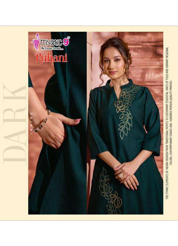 Mystic9 ruhani vol 1 coord set Kurti wholesalers in Ahmedabad