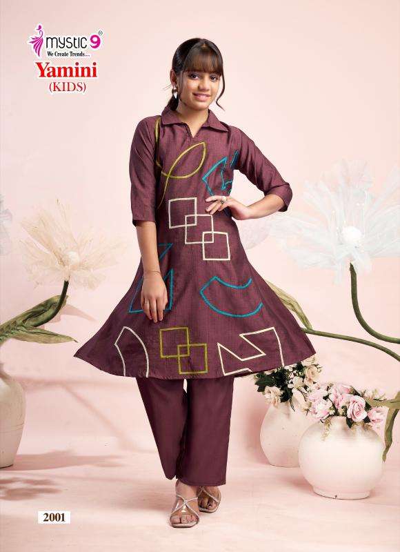 Mystic9 yamini (kids) vol 2 coord set Kurti manufacturers in Kolkata