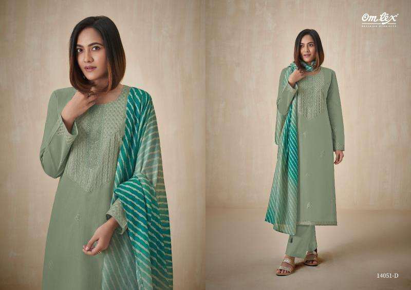 Omtex chanan Designer dress materials wholesale