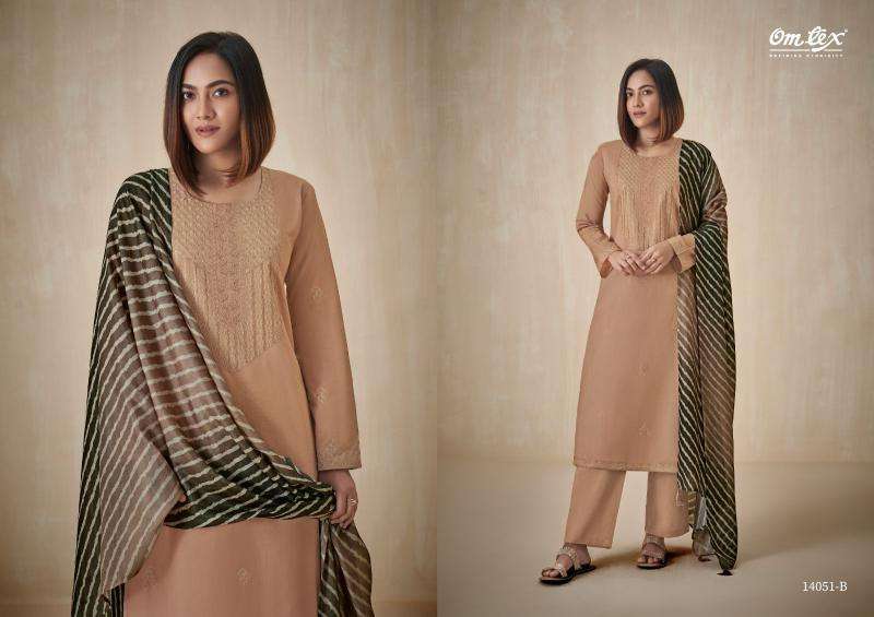 Omtex chanan Designer dress materials wholesale