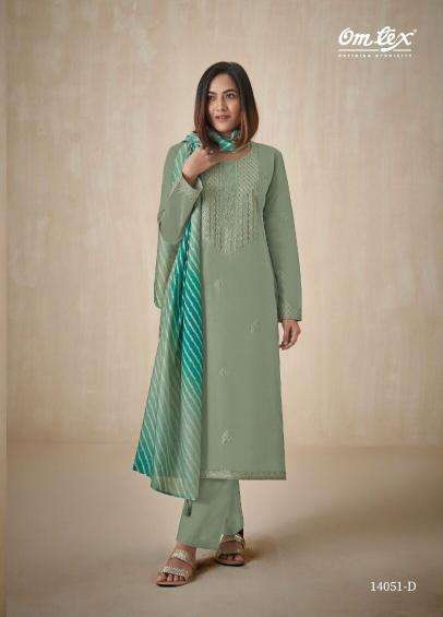 Omtex chanan Designer dress materials wholesale