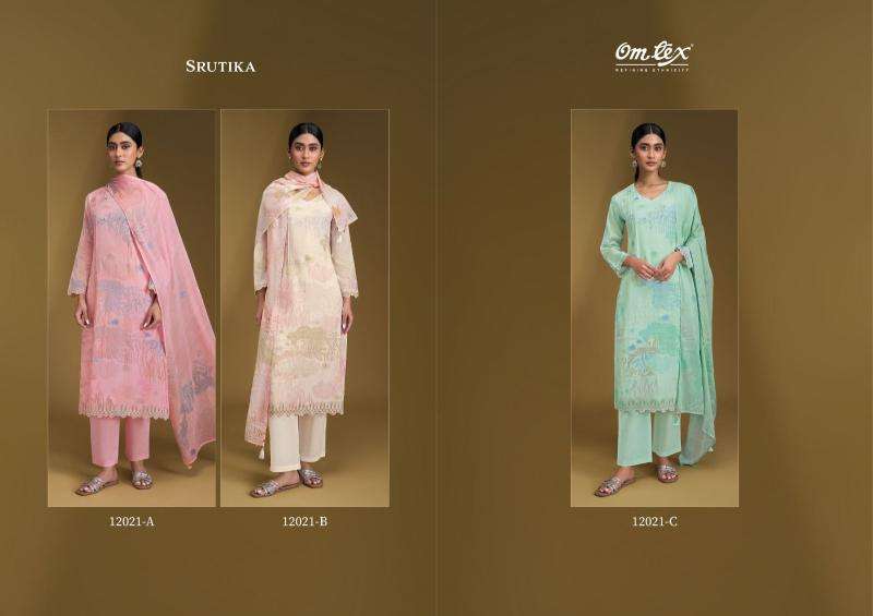 Omtex srutika Wholesale dress material suppliers in Gujarat