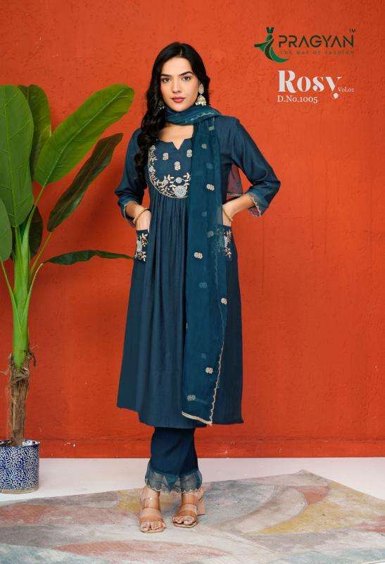Pragyan rosy vol 1 Kurti wholesale market in Gujarat