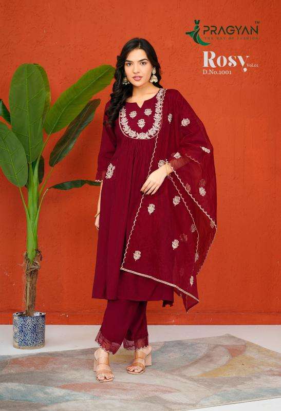 Pragyan rosy vol 1 Kurti wholesale market in Gujarat