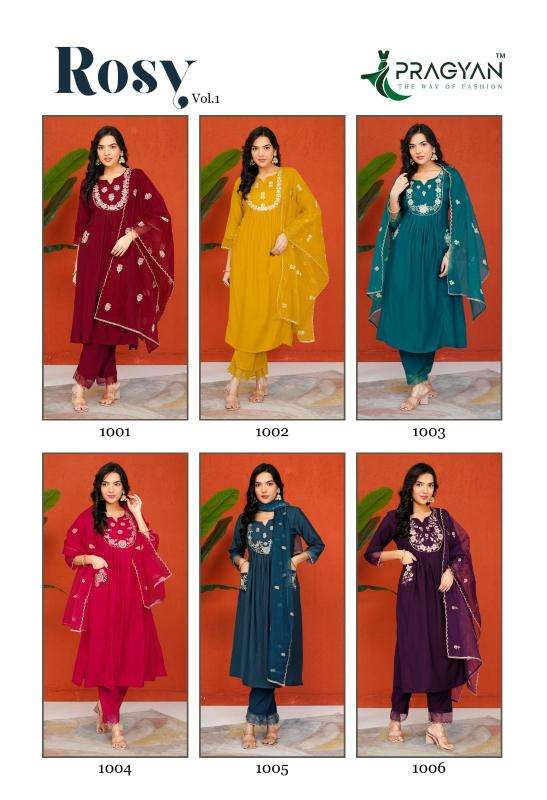 Pragyan rosy vol 1 Kurti wholesale market in Gujarat