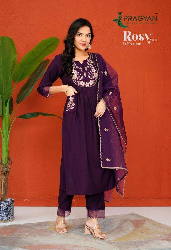 Pragyan rosy vol 1 Kurti wholesale market in Gujarat