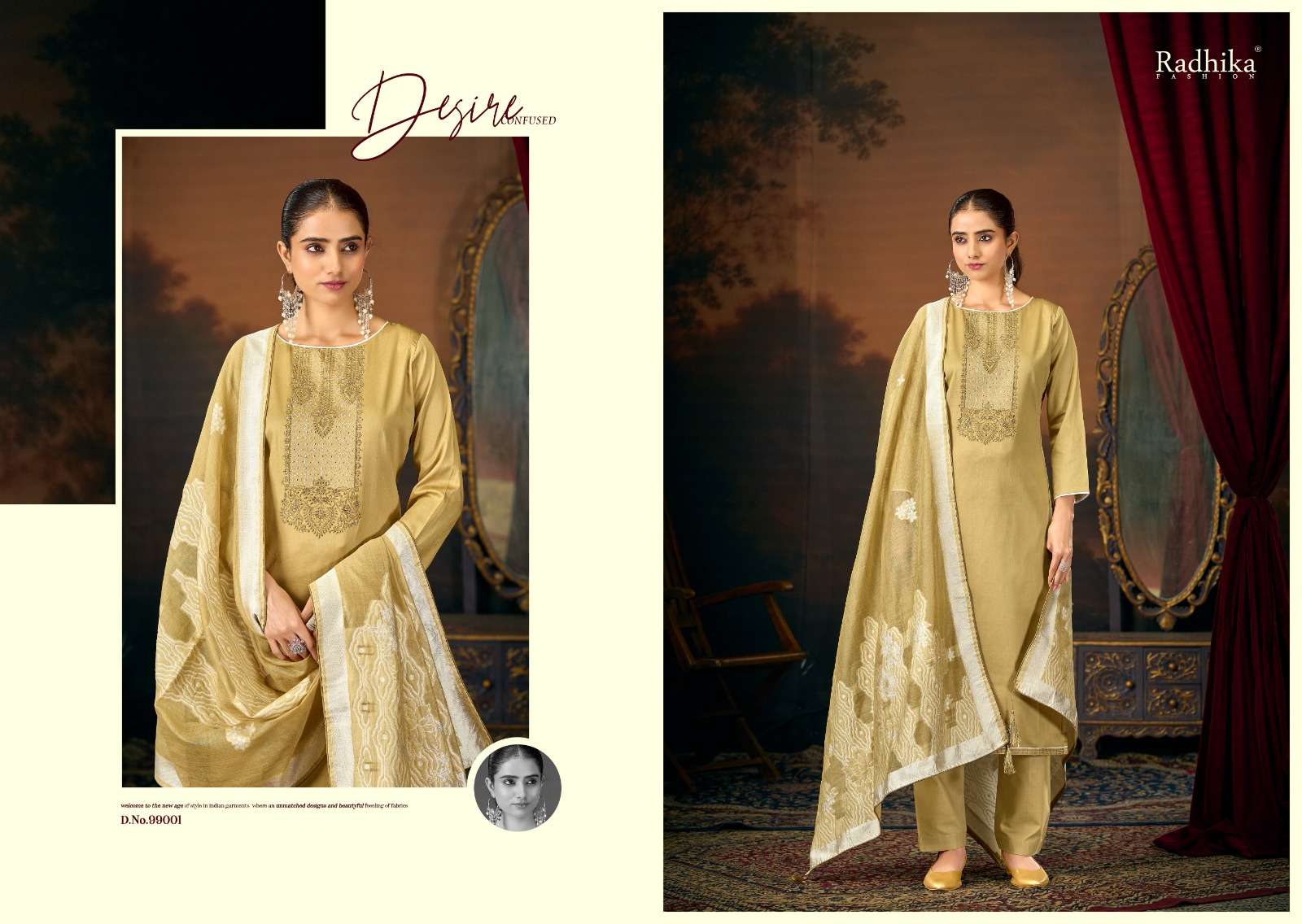 Radhika Azara Cycle Vol 5 Kolkata dress materials wholesale