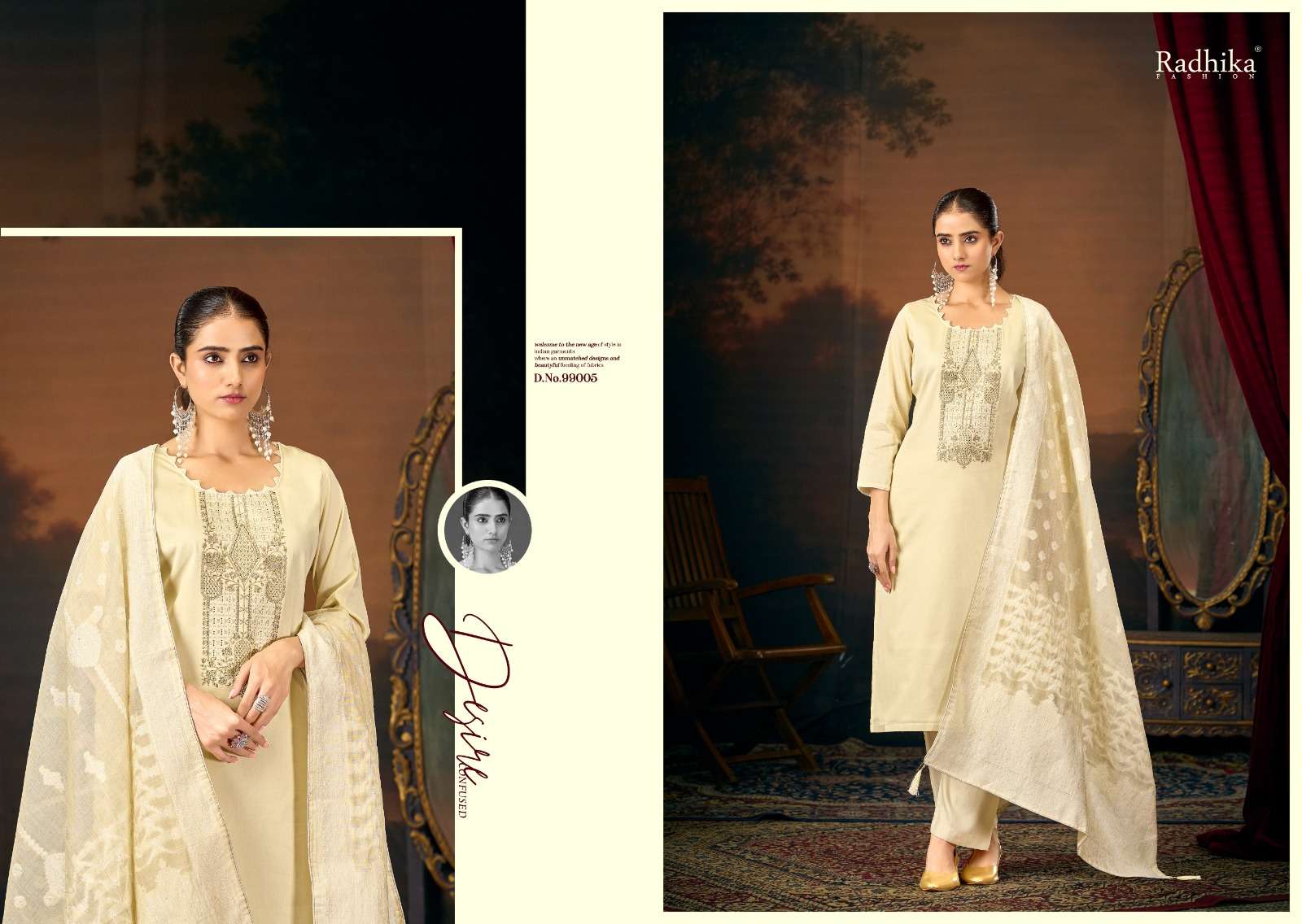 Radhika Azara Cycle Vol 5 Kolkata dress materials wholesale