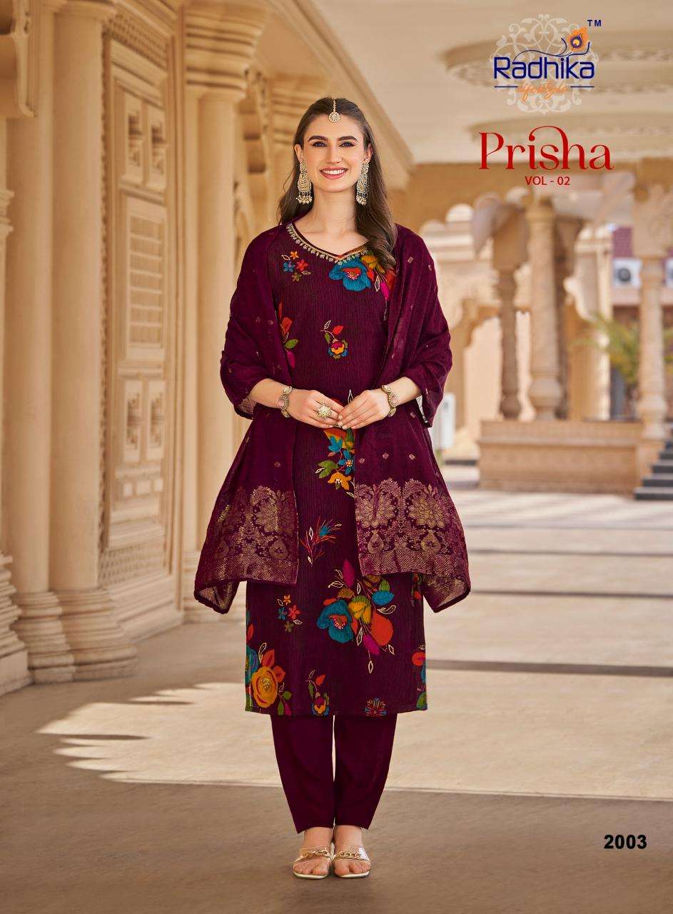 Radhika lifestyle prisha vol 2 Kurti manufacturer in Kolkata
