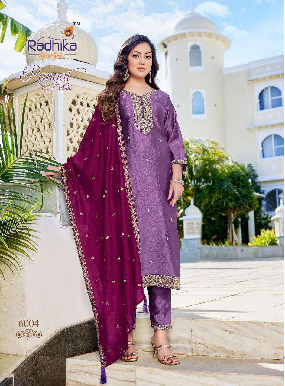 Radhika rangat vol 6 Kurti wholesale online