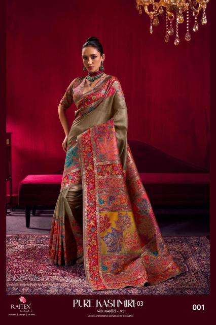 Rajtex pure kashmiri 003 Saree manufacturers in Delhi