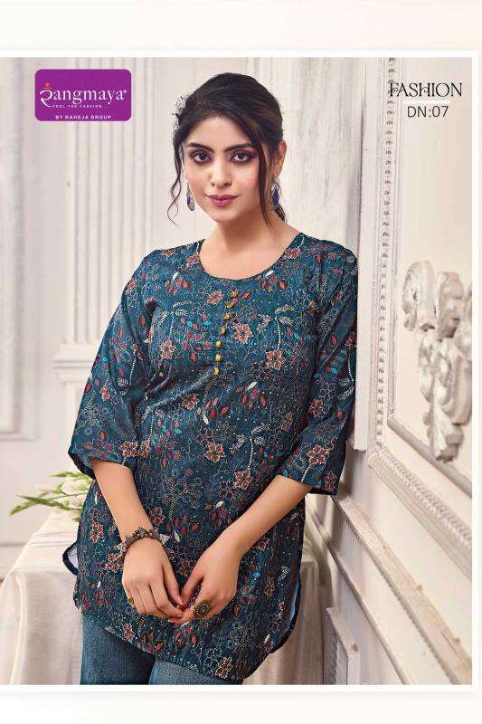 Rangmaya fashion short top Kurti wholesale Delhi