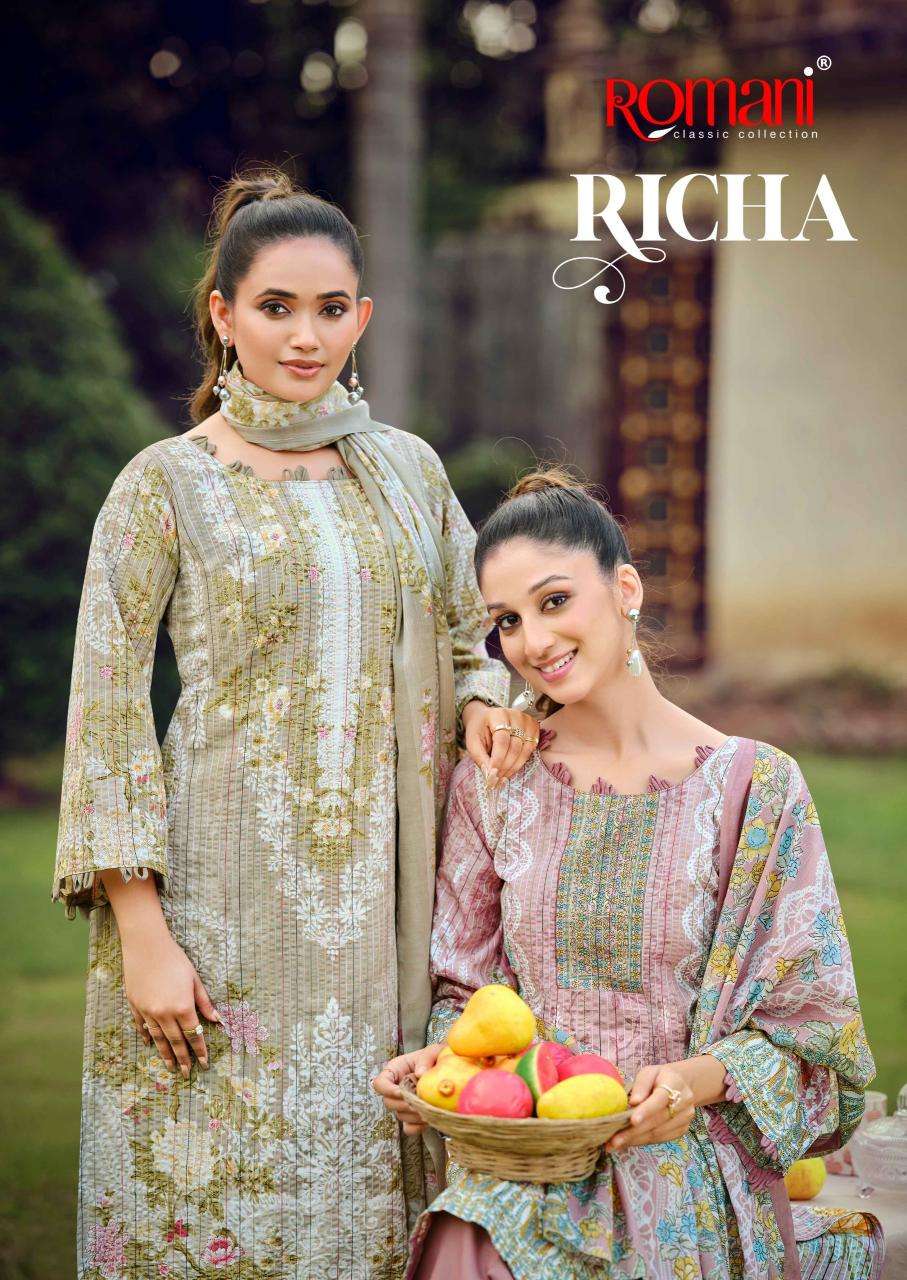 Romani richa Designer dress material wholesale Delhi