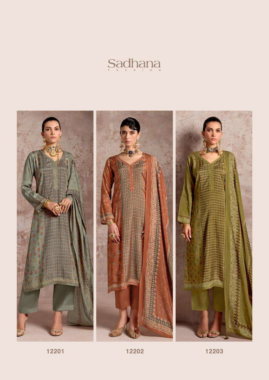 Sadhana sadie Dress materials manufacturers in Surat