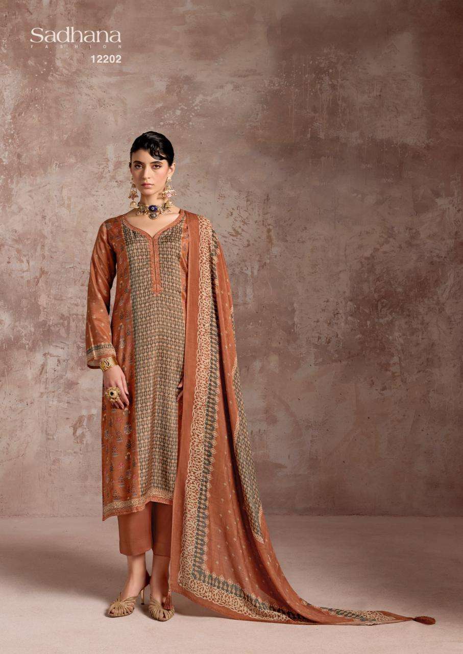 Sadhana sadie Dress materials manufacturers in Surat