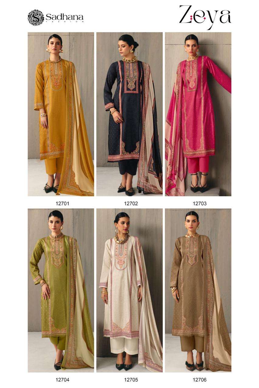 Sadhana zeya Unstitched dress materials supplier