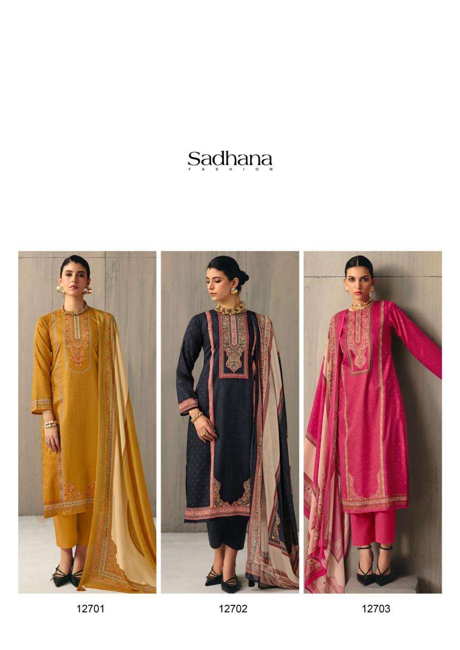 Sadhana zeya Unstitched dress materials supplier