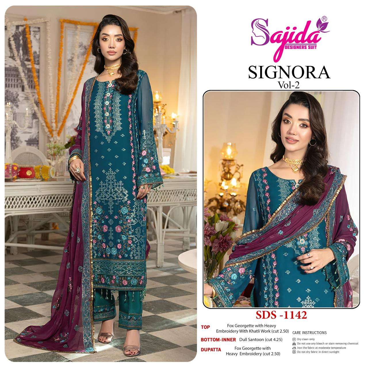 Sajida signora vol 2 Surat salwar kameez market