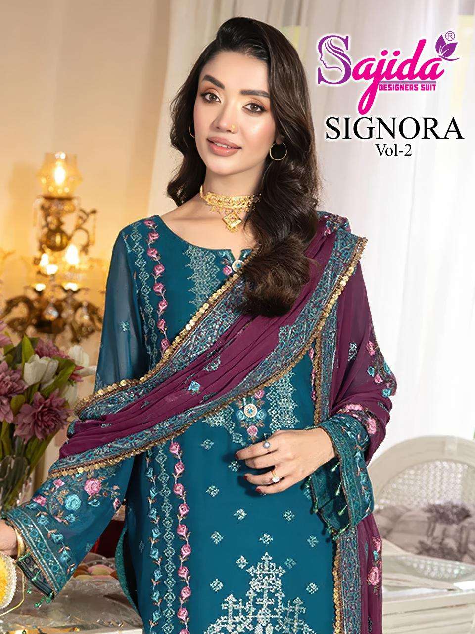 Sajida signora vol 2 Surat salwar kameez market