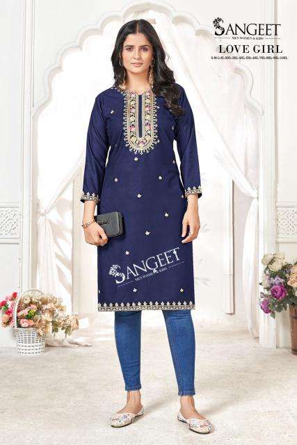 Sangeet love girl Wholesale Kurti suppliers