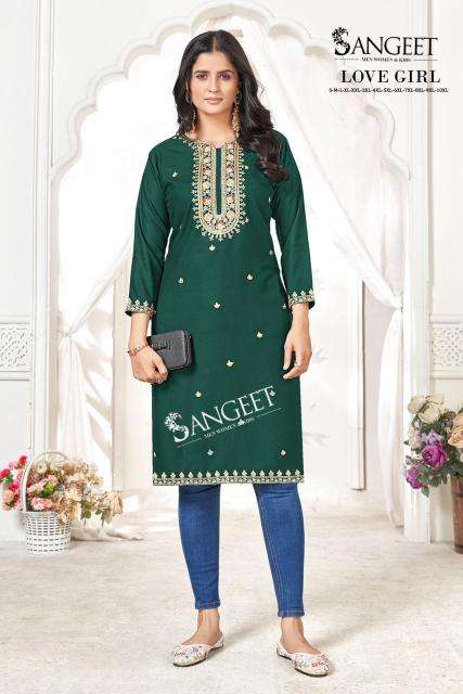 Sangeet love girl Wholesale Kurti suppliers