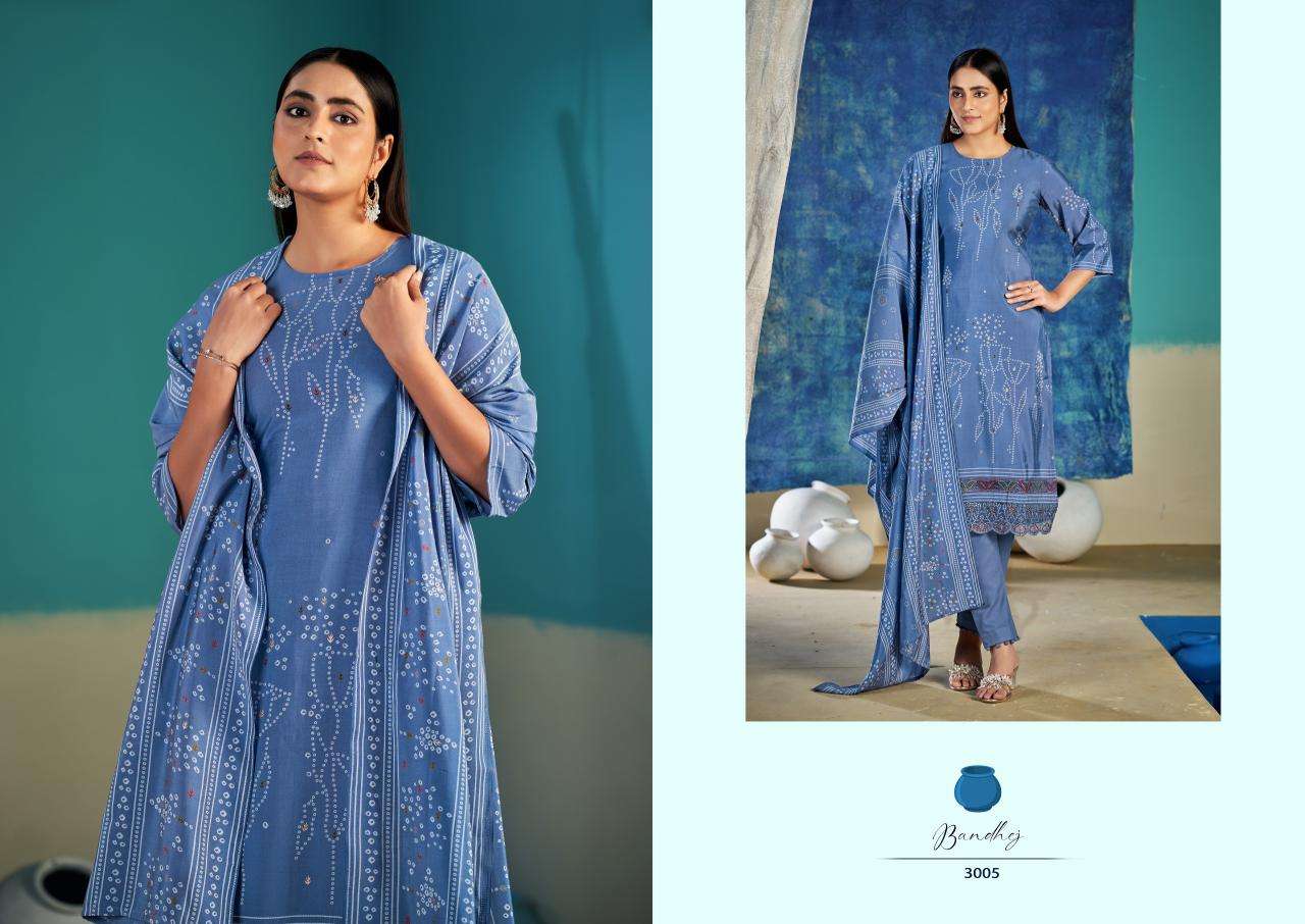 Sargam bandhej Wholesale dress materials for boutiques