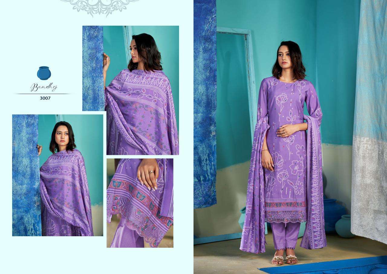 Sargam bandhej Wholesale dress materials for boutiques