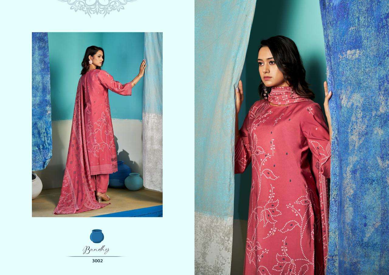 Sargam bandhej Wholesale dress materials for boutiques