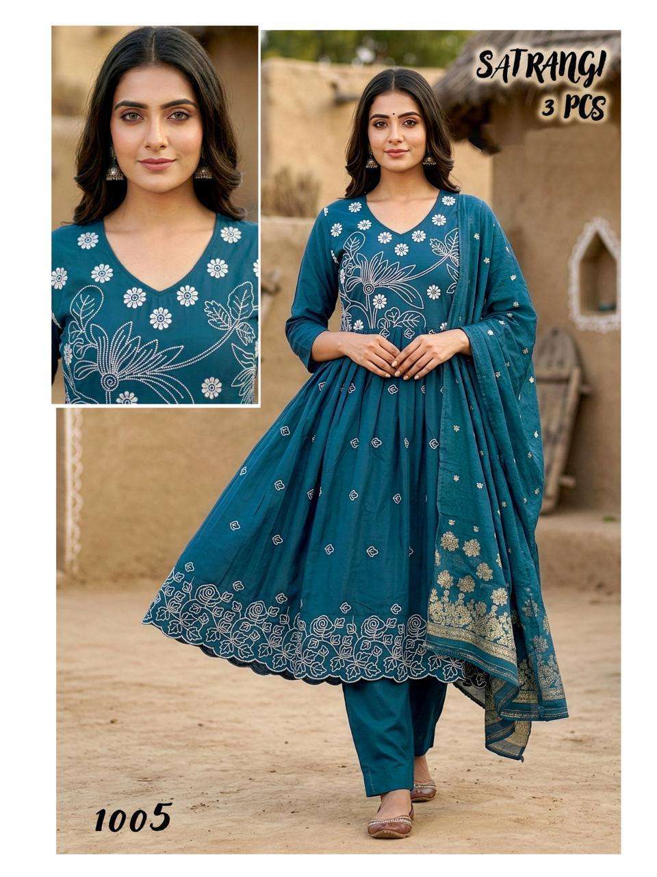 Satrangi 1 Kurti wholesale price in Kolkata