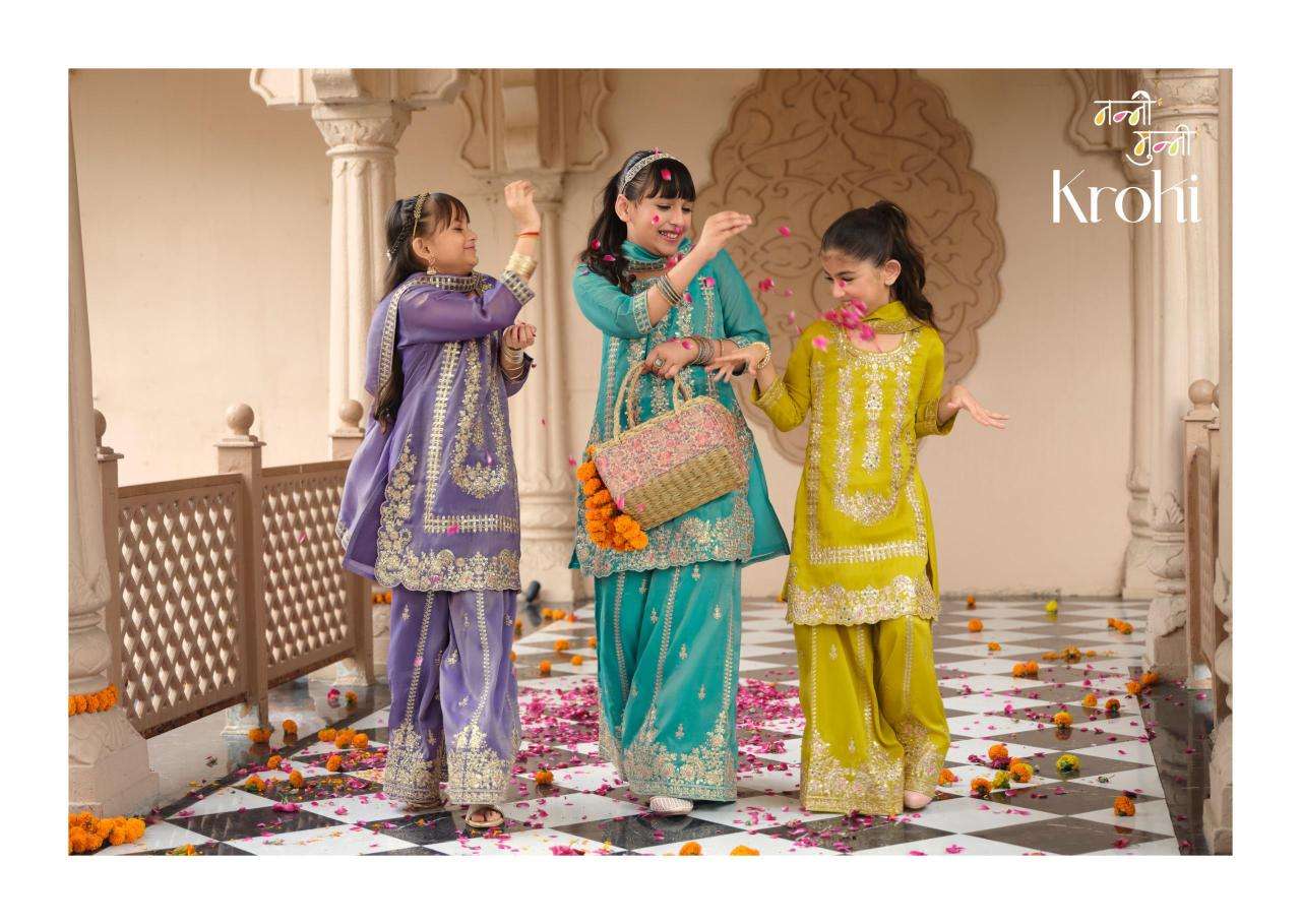 Shorya nanni munni krohi kids Kurtis manufacturers in Surat