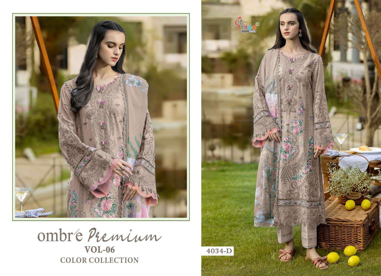 Shree fab ombre lawn collection vol-6 salwar suite wholesale market