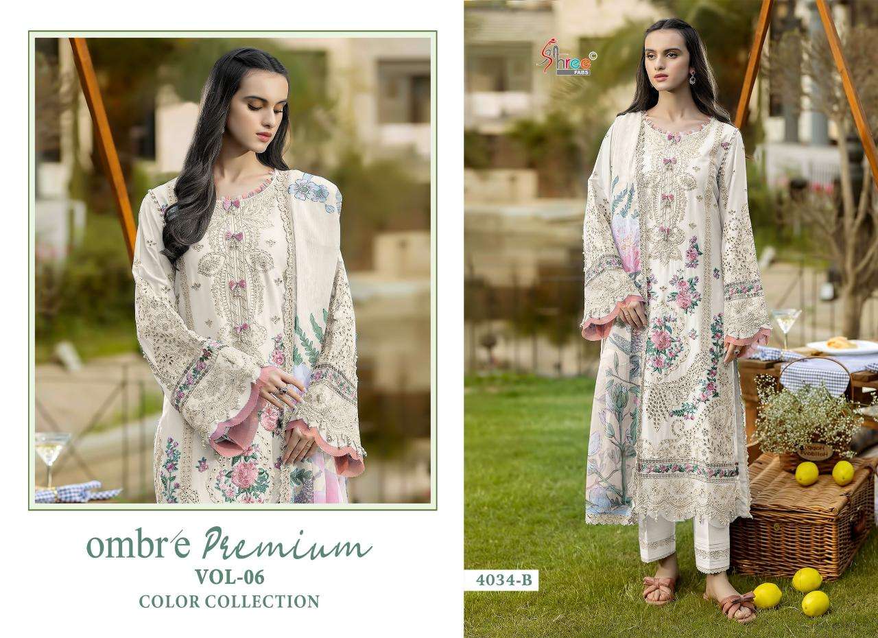 Shree fab ombre lawn collection vol-6 salwar suite wholesale market