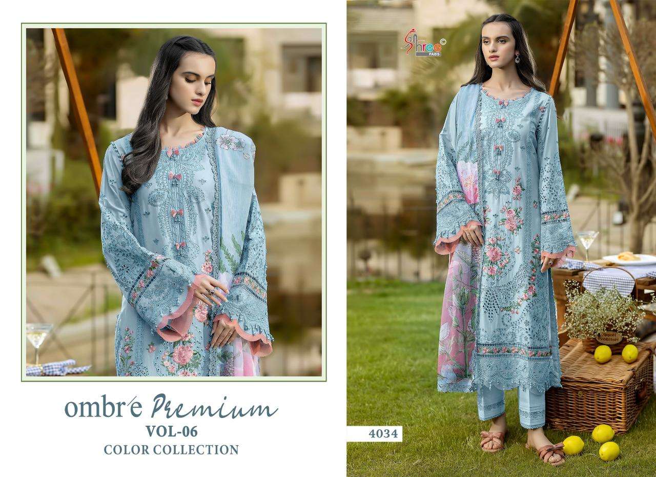 Shree fab ombre lawn collection vol-6 salwar suite wholesale market